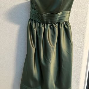 Watters & Watters Strapless Tea Length Dress